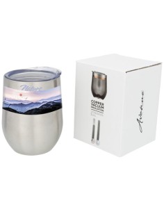 Bicchiere termico Corzo con isolamento sottovuoto in rame da 350 ml
