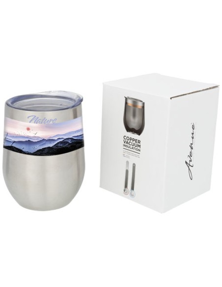 Bicchiere termico Corzo con isolamento sottovuoto in rame da 350 ml