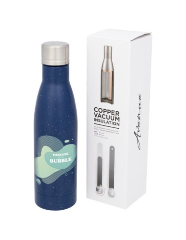 Borraccia termica con isolamento sottovuoto in rame screziata da 500 ml Vasa