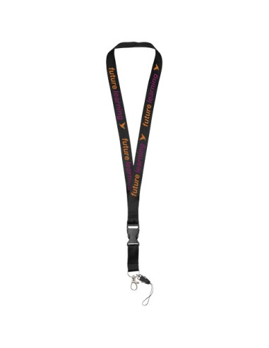 Lanyard porta cellulare Sagan con fibbia rimovibile