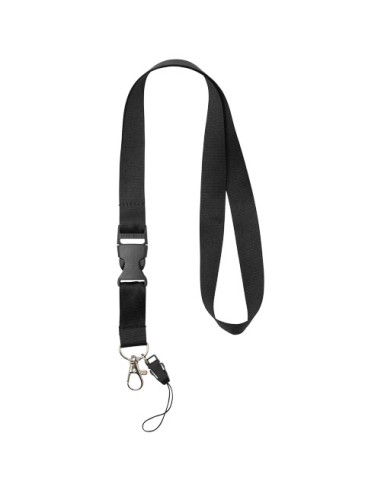 Lanyard porta cellulare Sagan con fibbia rimovibile