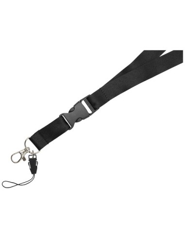 Lanyard porta cellulare Sagan con fibbia rimovibile