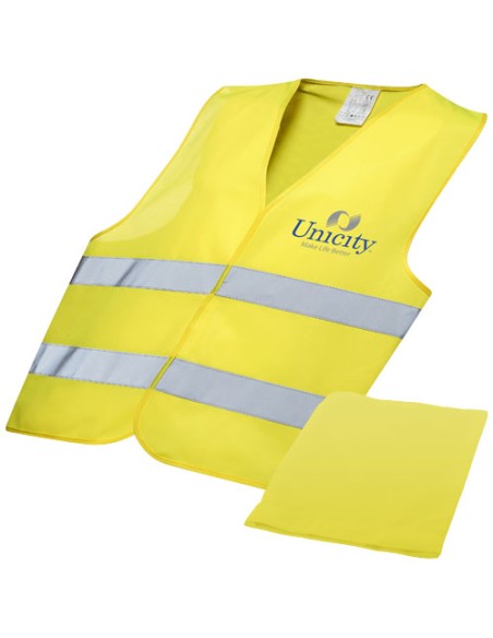 Gilet di sicurezza Watch-out in custodia per uso professionale