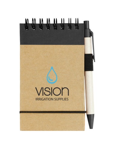 Taccuino riciclato formato A7 con penna Zuse