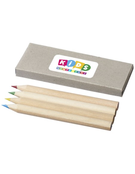 Set di 4 pastelli per colorare/disegnare Tullik