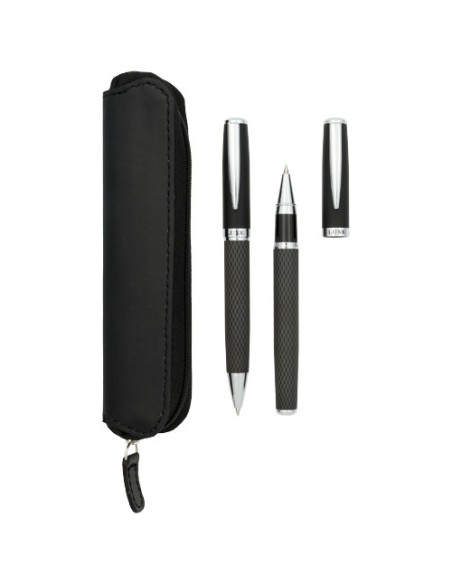Set regalo con coppia di penne e sacchetto Carbon (inchiostro nero)