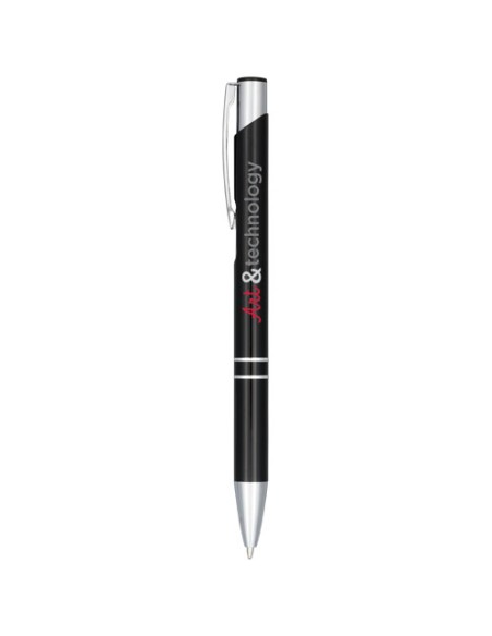 Penna a sfera anodizzata Moneta (inchiostro blu)