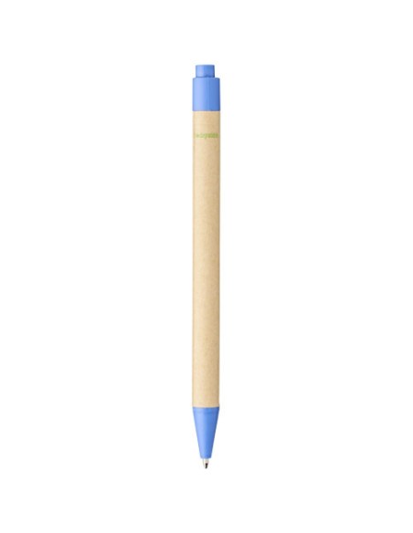Penna a sfera Berk in cartone riciclato e plastica derivata dal mais (inchiostro nero)