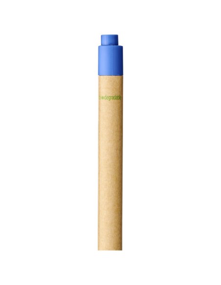 Penna a sfera Berk in cartone riciclato e plastica derivata dal mais (inchiostro nero)