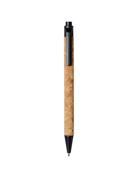 Penna a sfera in sughero e paglia di grano Midar (inchiostro nero)