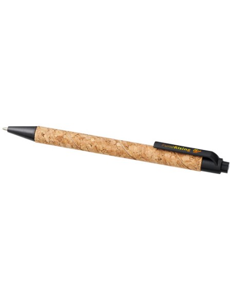 Penna a sfera in sughero e paglia di grano Midar (inchiostro nero)