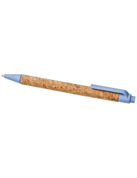 Penna a sfera in sughero e paglia di grano Midar (inchiostro nero)
