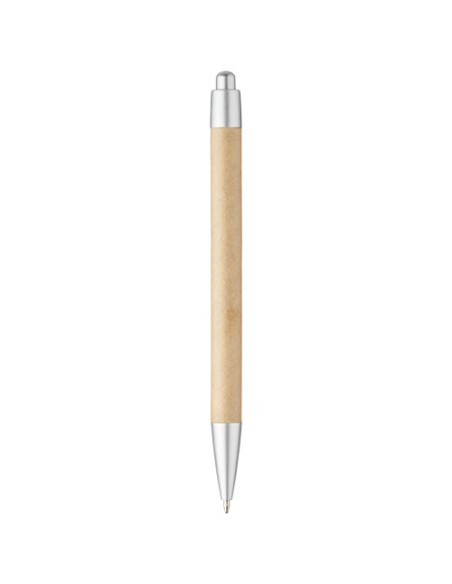 Penna a sfera in carta riciclata Tiflet (inchiostro nero)