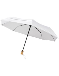 Ombrello pieghevole Bo da 21" ad apertura/chiusura automatica in PET riciclato