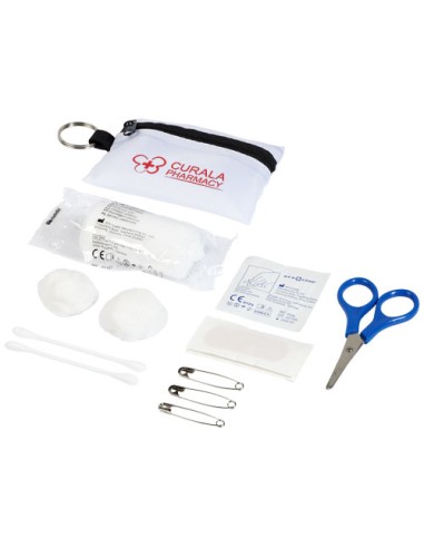 Borsa di pronto soccorso Valdemar da 16 pezzi con portachiavi