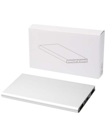 Power bank in alluminio da 8000 mAh Plate