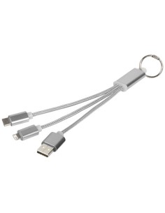 Cavo di ricarica 3 in 1 Metal con clip