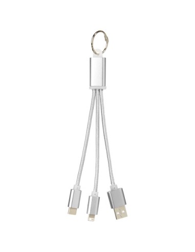 Cavo di ricarica 3 in 1 Metal con clip