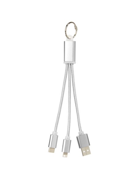 Cavo di ricarica 3 in 1 Metal con clip Cavo di ricarica 3 in 1 Metal con clip