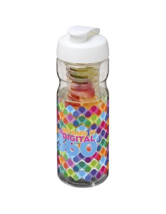 Borraccia sportiva H2O Active® Base da 650 ml con coperchio a scatto e infusore