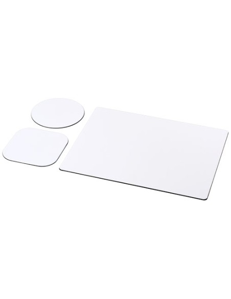 Set Brite-Mat® 1 con tappetino per mouse e sottobicchieri