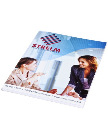 Block notes A5 Desk-Mate® con copertina avvolgente