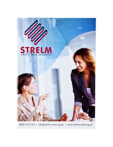 Block notes A5 Desk-Mate® con copertina avvolgente