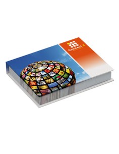 Set di foglietti e segnapagina Combi con copertina rigida