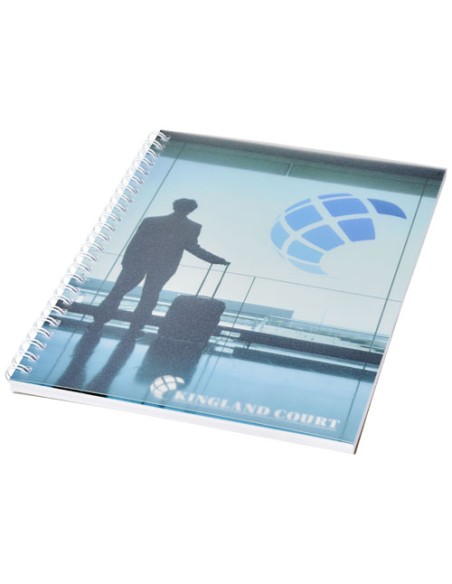 Notebook A5 spiralato Desk-Mate® con copertina in PP