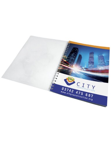 Notebook A5 spiralato Desk-Mate® con copertina in PP