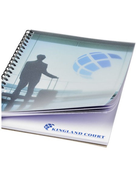 Notebook A5 spiralato Desk-Mate® con copertina in PP
