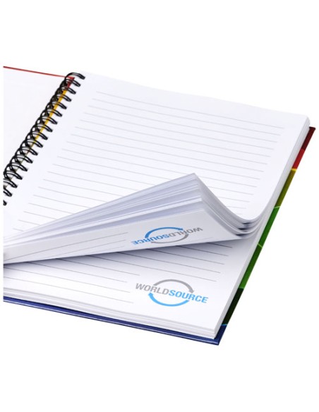 Notebook Wire-o formato A5 e copertina rigida