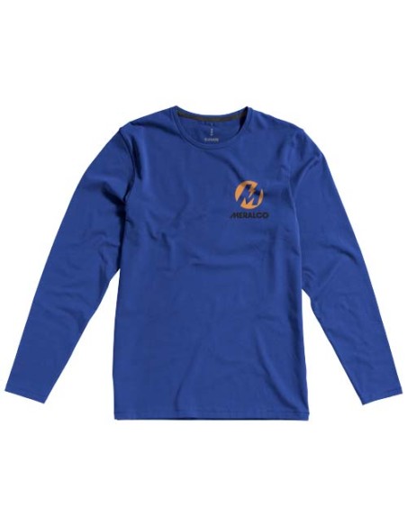 T-shirt Ponoka in tessuto organico a manica lunga da uomo