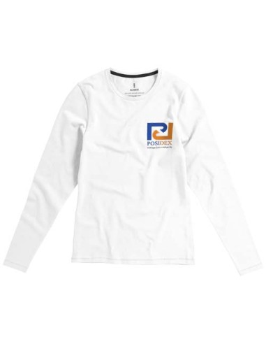 T-shirt Ponoka in tessuto organico a manica lunga da donna