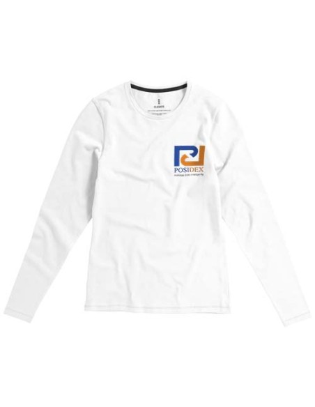 T-shirt Ponoka in tessuto organico a manica lunga da donna