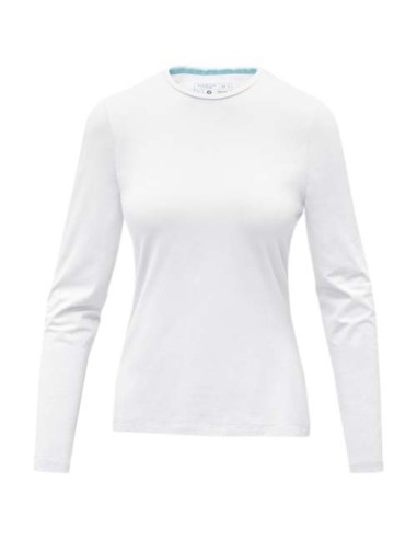 T-shirt Ponoka in tessuto organico a manica lunga da donna