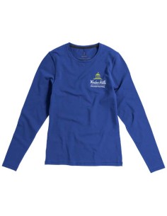 T-shirt Ponoka in tessuto organico a manica lunga da donna