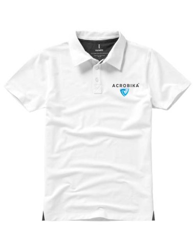 Polo a manica corta da uomo in tessuto elasticizzato da 200 g/m² Markham