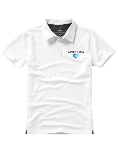 Polo Markham in tessuto elasticizzato a manica corta da uomo