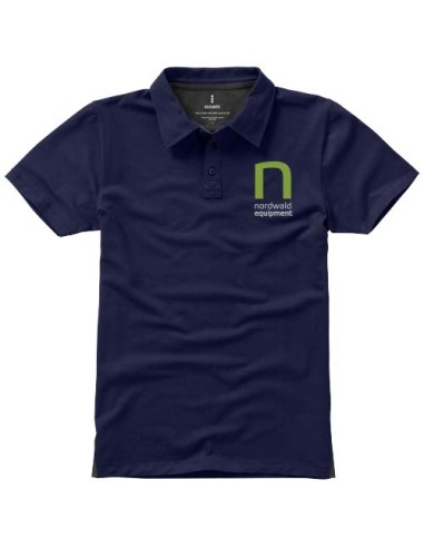 Polo a manica corta da uomo in tessuto elasticizzato da 200 g/m² Markham