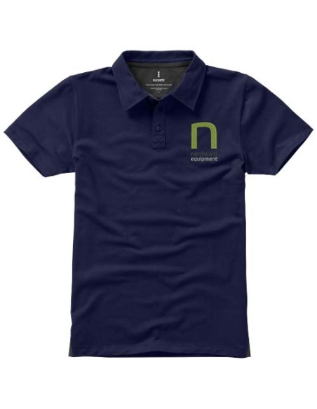 Polo a manica corta da uomo in tessuto elasticizzato da 200 g/m² Markham