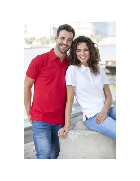 Polo Markham in tessuto elasticizzato a manica corta da donna