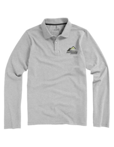 Polo a manica lunga da uomo da 180 g/m² Calgary