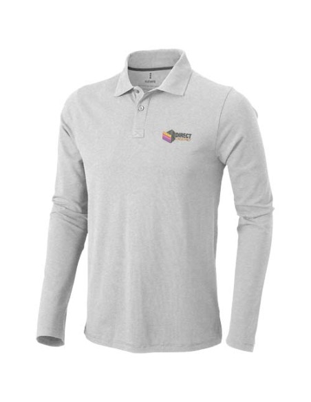 Polo a manica lunga da uomo da 200 g/m² Calgary