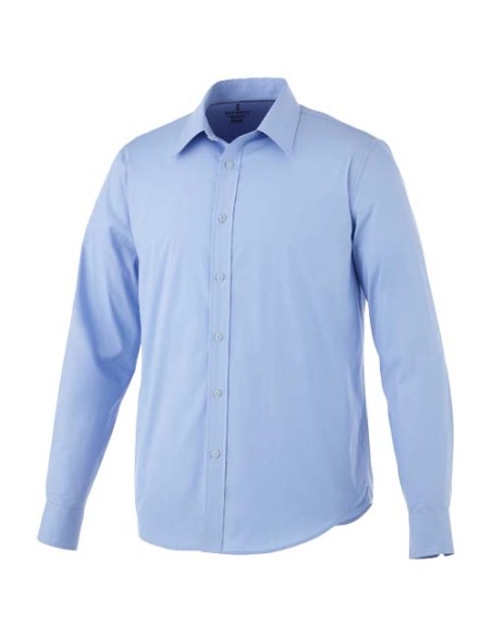 Camicia Hamell a manica lunga da uomo in tessuto stretch