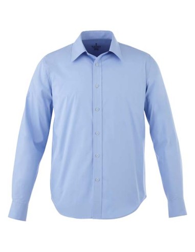 Camicia Hamell a manica lunga da uomo in tessuto stretch