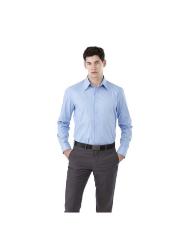 Camicia Hamell a manica lunga da uomo in tessuto stretch