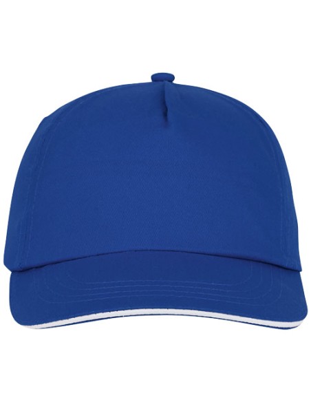 Cappellino con visiera sandwich Styx a 5 pannelli