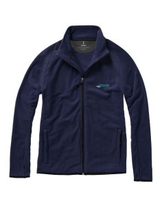 Giacca in microfleece Brossard con zip intera da uomo