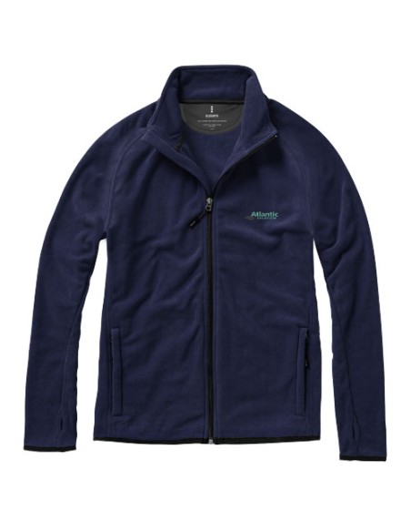 Giacca in microfleece Brossard con zip intera da uomo
